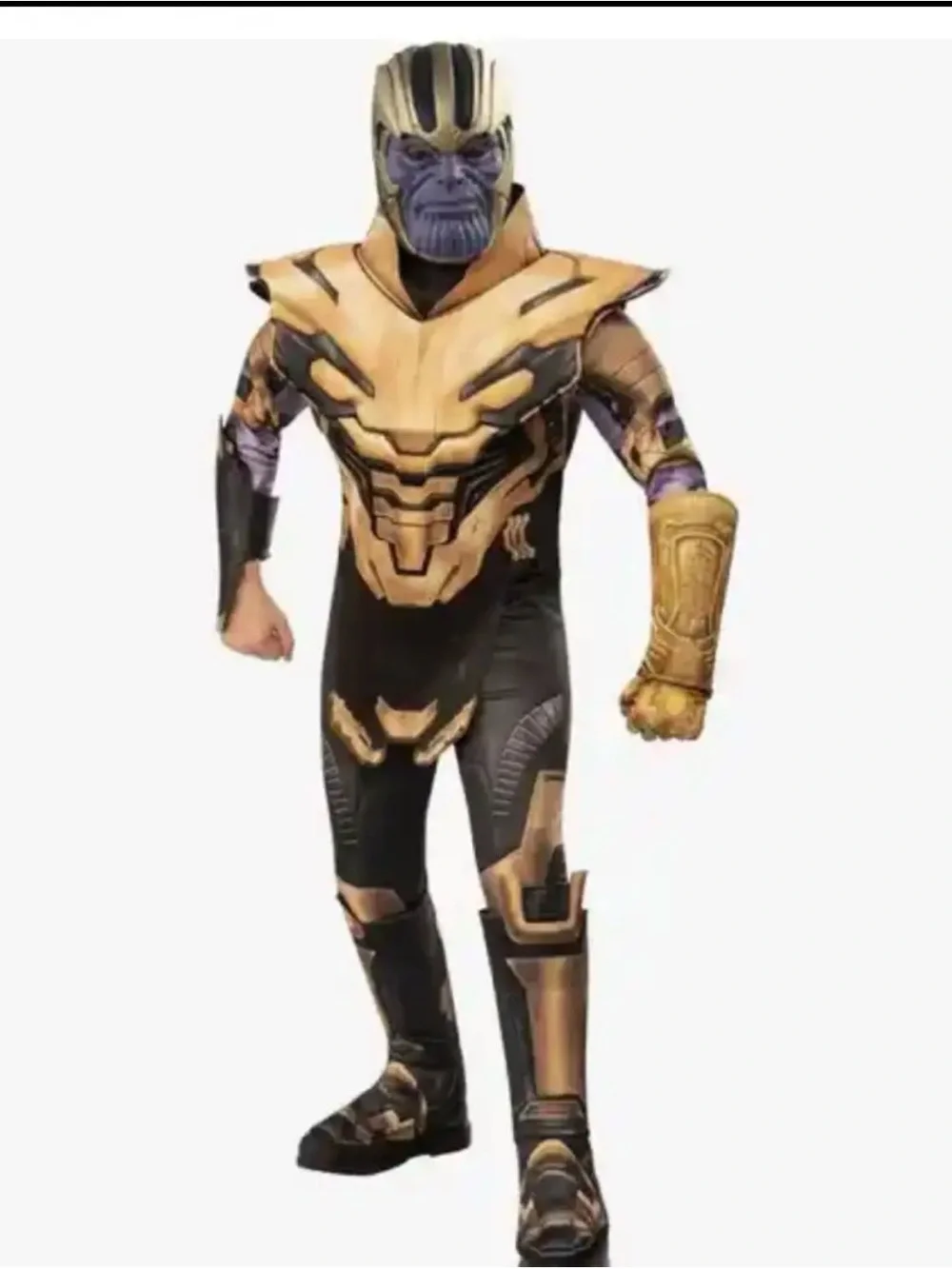 Rubie's Kids Thanos Helmet Mask - Purple & Gold